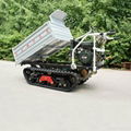  Multi-functional Tracked  self-discharge crawler truck dumper 3