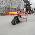 Motor barrow with single pedrail cart 6