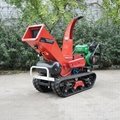 Self-propelled branch crusher