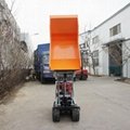 Crawler type dumper with lift container, Hydraulic Scissor lifter 5