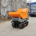 Crawler type dumper with lift container, Hydraulic Scissor lifter 7