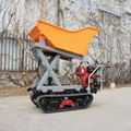 Crawler type dumper with lift container, Hydraulic Scissor lifter