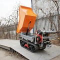 Crawler type dumper with lift container, Hydraulic Scissor lifter