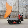 Crawler type dumper with lift container, Hydraulic Scissor lifter 12