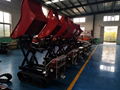 Crawler type dumper with lift container, Hydraulic Scissor lifter