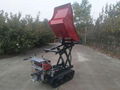 Crawler type dumper with lift container, Hydraulic Scissor lifter 13