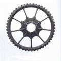   High ground gap spray parts rubber wheel