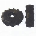   High ground gap spray parts rubber wheel