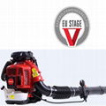  large wind Euro V 2-stroke air-cooled backpack engine blower 1