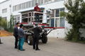 Crawler Platform with lift container Stepless speed change Scissor lifter    