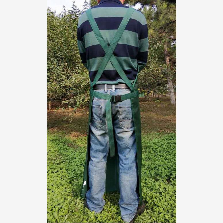 割草割灌园林作业防护墨绿色围裙 2