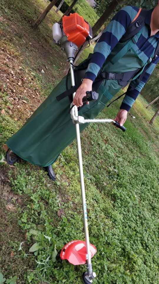 割草割灌园林作业防护墨绿色围裙 4