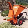 Wheel type TWIG crusher  engine deadwood crusher Fruit Branch crusher    5