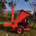 Wheel type TWIG crusher  engine deadwood crusher Fruit Branch crusher    9