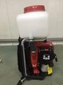 Knapsack two stroke agricultural orchard spray duster with booster pump 3