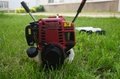 Side mounted gasoline garden brush cutter,household small lawn mower