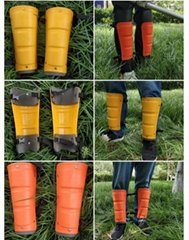 園林作業防護護腿 割草作業硬殼護膝 