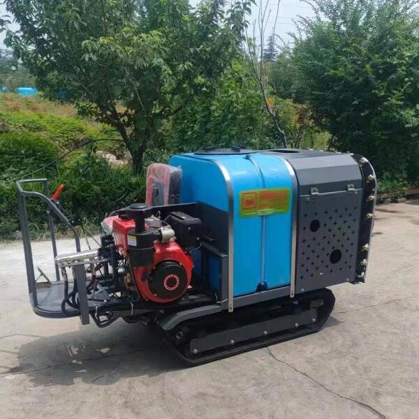Crawler type air-assisted sprayer, self-propelled orchard spraying machine