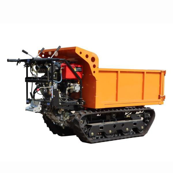 Garden1t transport vehicle，Orchard Harvester，Self-discharge crawler truck dumper 2