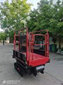 Crawler dumper with lift container Hydraulic Scissor lifter Picking platform 12