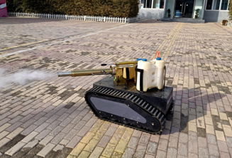 Crawler type remote control smoke machine 4