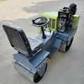 Ride on double drum vibratory roller