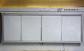 Matte polymer erasable dust-free push-pull whiteboard