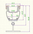 LED wall washer light/line light shell 1