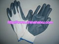 Nitrile coated gloves