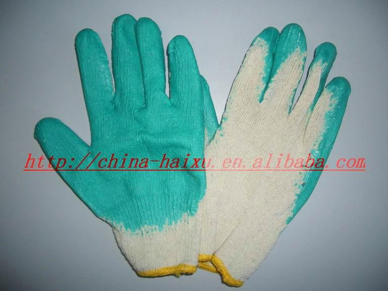 latex coated safety gloves 