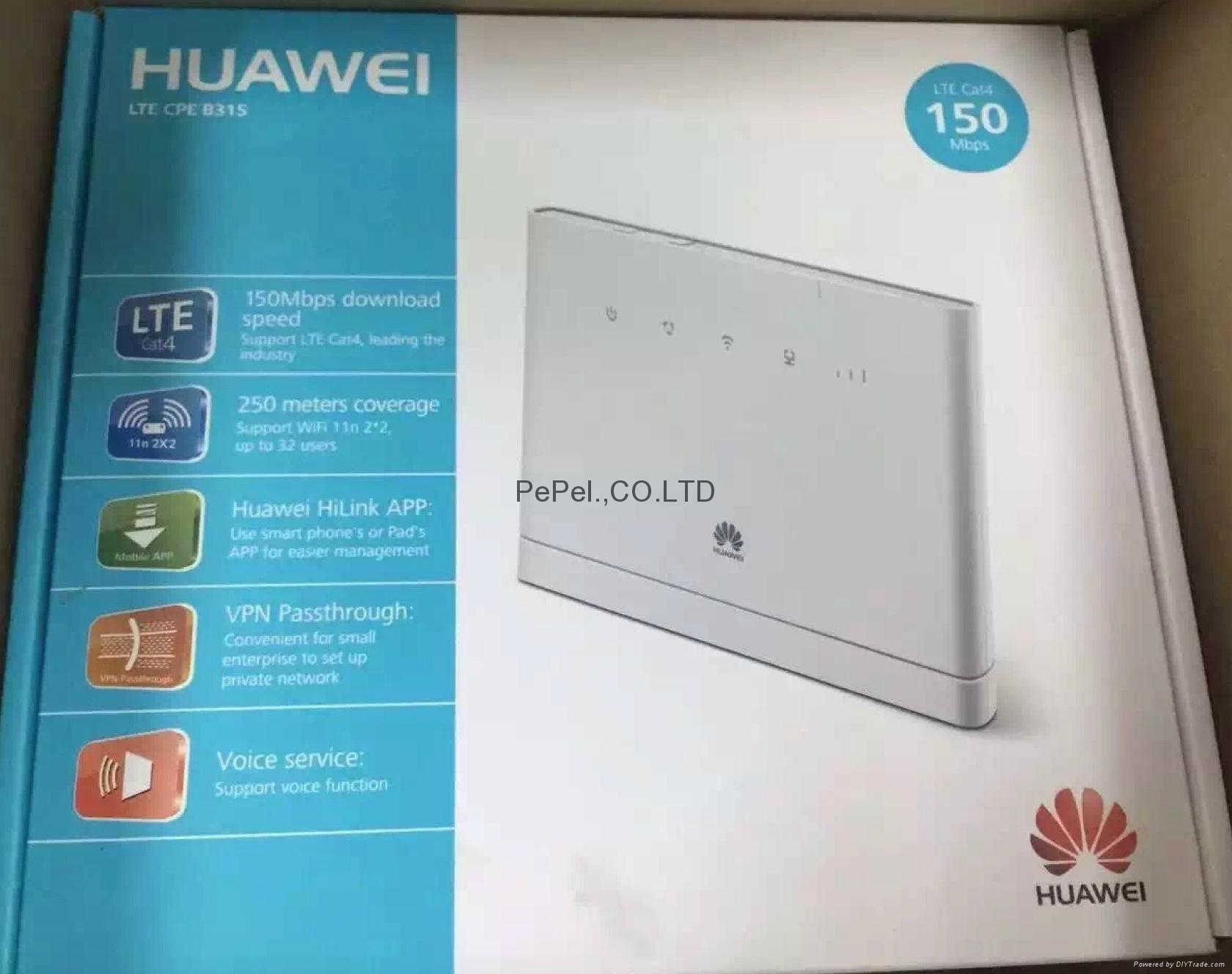 Huawei B315s22 LTE Cat4 150Mbps Mobile CPE Router (China Manufacturer) Network Communications