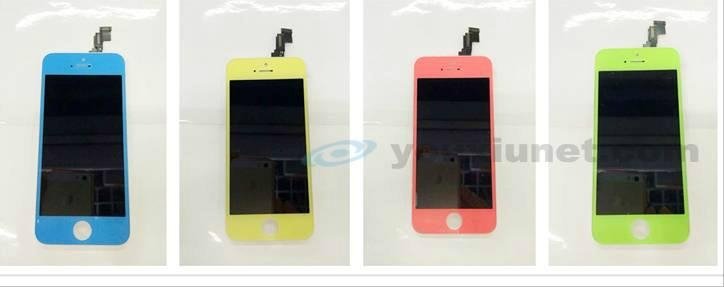 Color LCD Display Touch Digitizer Screen Assembly For Iphone 5C