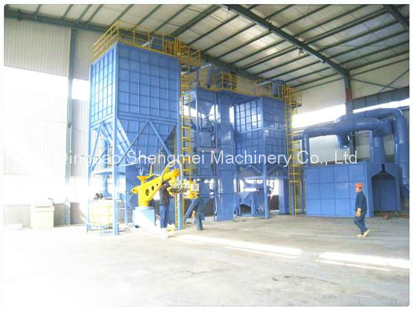 Resin sand reclaiming and molding line,resin sand production line