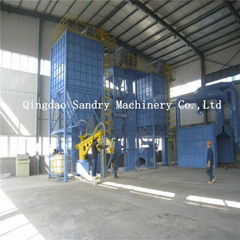 No-bake sand preparation and molding equipment