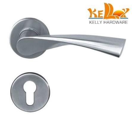 stainles steel 304 door lever handle solid handle