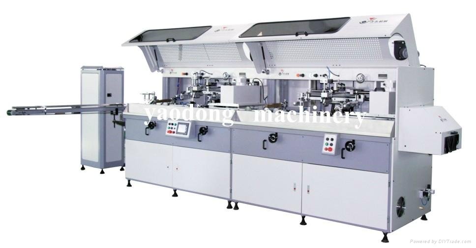 YD-SPA102 Automatic screen printing machine & UV Curing system