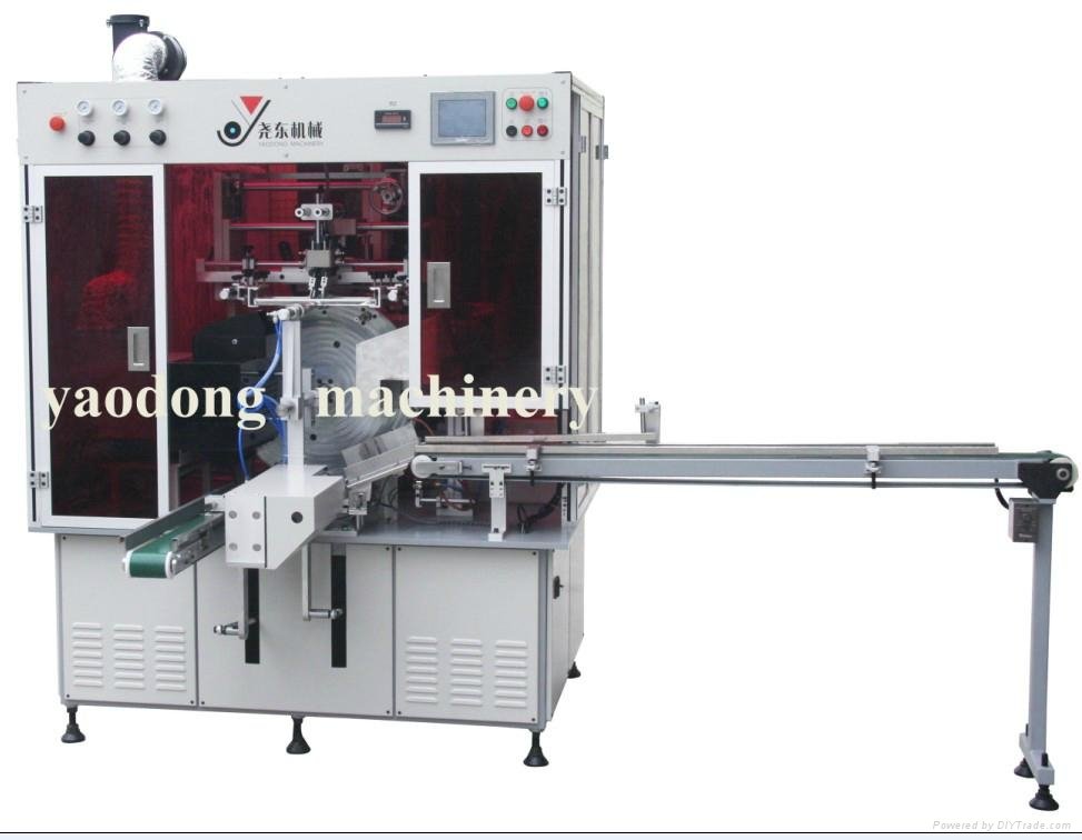 single color automatic screen printing machine&UV curing system