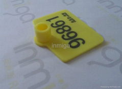 rfid passive uhf 915Mhz animal ear tag for tracking animal