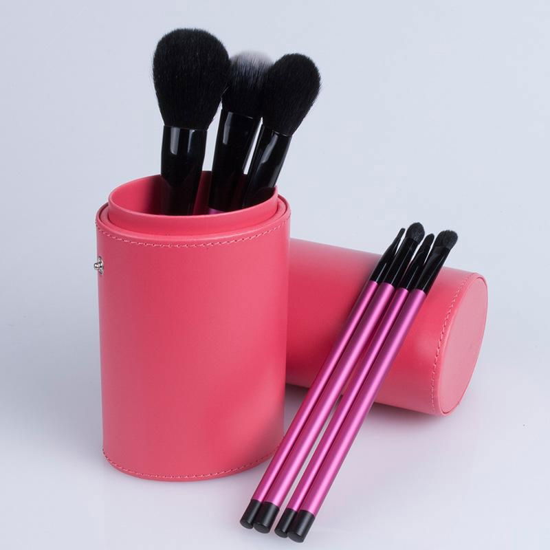 7 pcs high quality natural hair cosmetics make up brush 4