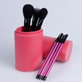 7 pcs high quality natural hair cosmetics make up brush