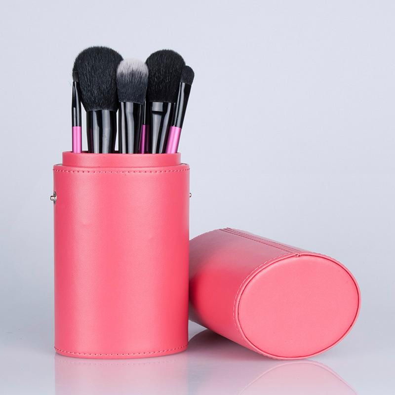 7 pcs high quality natural hair cosmetics make up brush 5