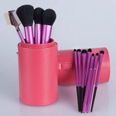 11 pcs high quality natural hair cosmetics make up brush