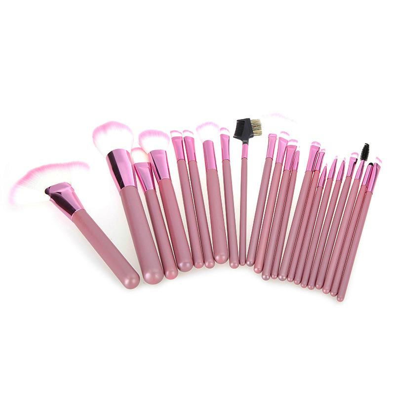 22 pcs professional synthetic hair cosmetic make up brush 4