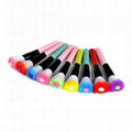 9 pcs colorful petal shape synthetic hair make up brush set 1