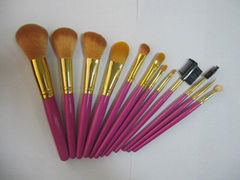 12 pcs top quality synthetic hair make up brush set