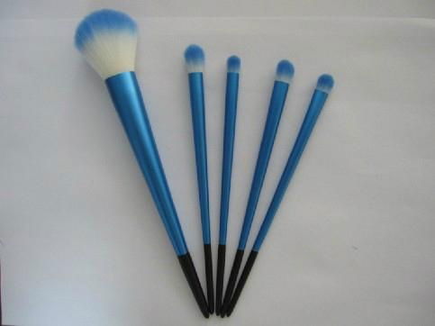 6 pcs high quality synthetic hair make up brush set  2