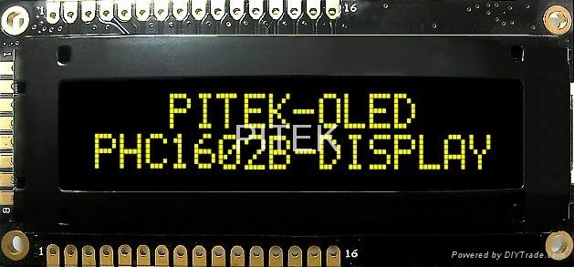 PHC1602BW/Y Compatible OLED Module