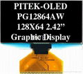 PG12864AW/Y/G/B 2.42" 128x64 Graphic OLED Display Module 4