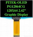 PG12864CW/Y/G/B 2.42" 128x64 Graphic OLED Display Module 4