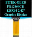 PG12864CW/Y/G/B 2.42" 128x64 Graphic OLED Display Module